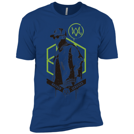 T-Shirts Royal / YXS Watch Dogs 2 Hacker Services Boys Premium T-Shirt