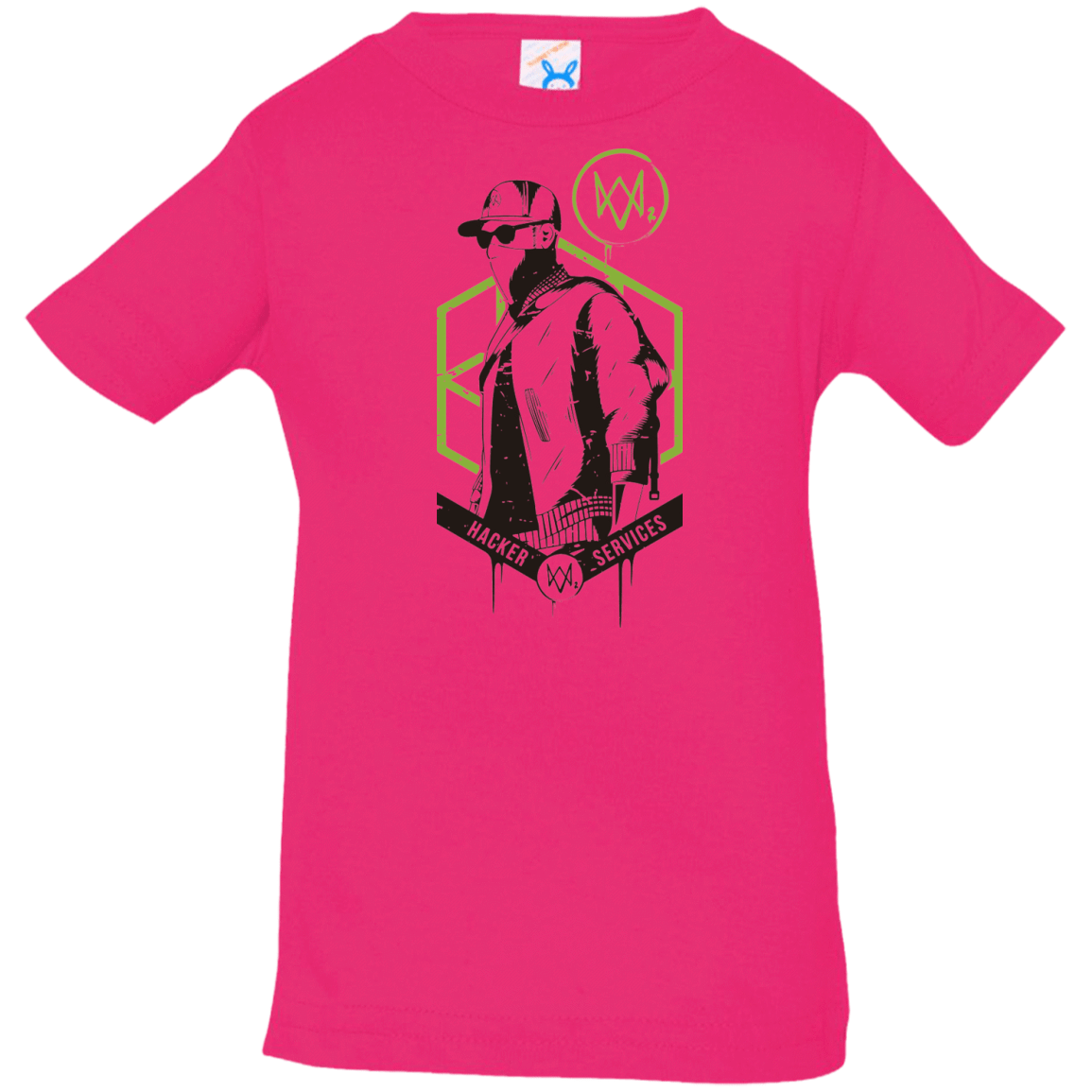 T-Shirts Hot Pink / 6 Months Watch Dogs 2 Hacker Services Infant Premium T-Shirt