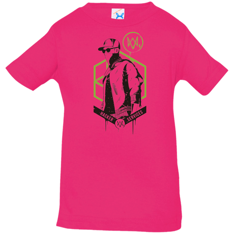 T-Shirts Hot Pink / 6 Months Watch Dogs 2 Hacker Services Infant Premium T-Shirt