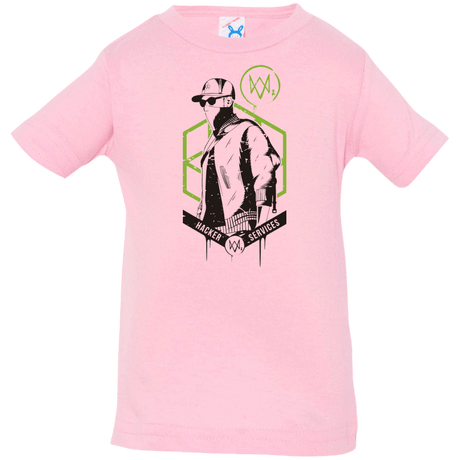 T-Shirts Pink / 6 Months Watch Dogs 2 Hacker Services Infant Premium T-Shirt