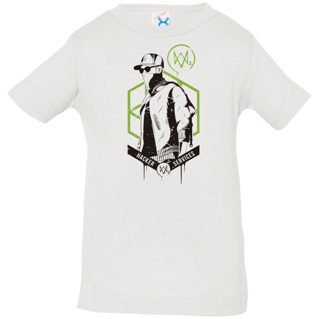 T-Shirts White / 6 Months Watch Dogs 2 Hacker Services Infant Premium T-Shirt