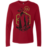 T-Shirts Cardinal / Small Watch Dogs 2 Hacker Services Men's Premium Long Sleeve