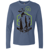 T-Shirts Indigo / Small Watch Dogs 2 Hacker Services Men's Premium Long Sleeve