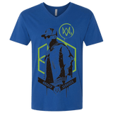 T-Shirts Royal / X-Small Watch Dogs 2 Hacker Services Men's Premium V-Neck
