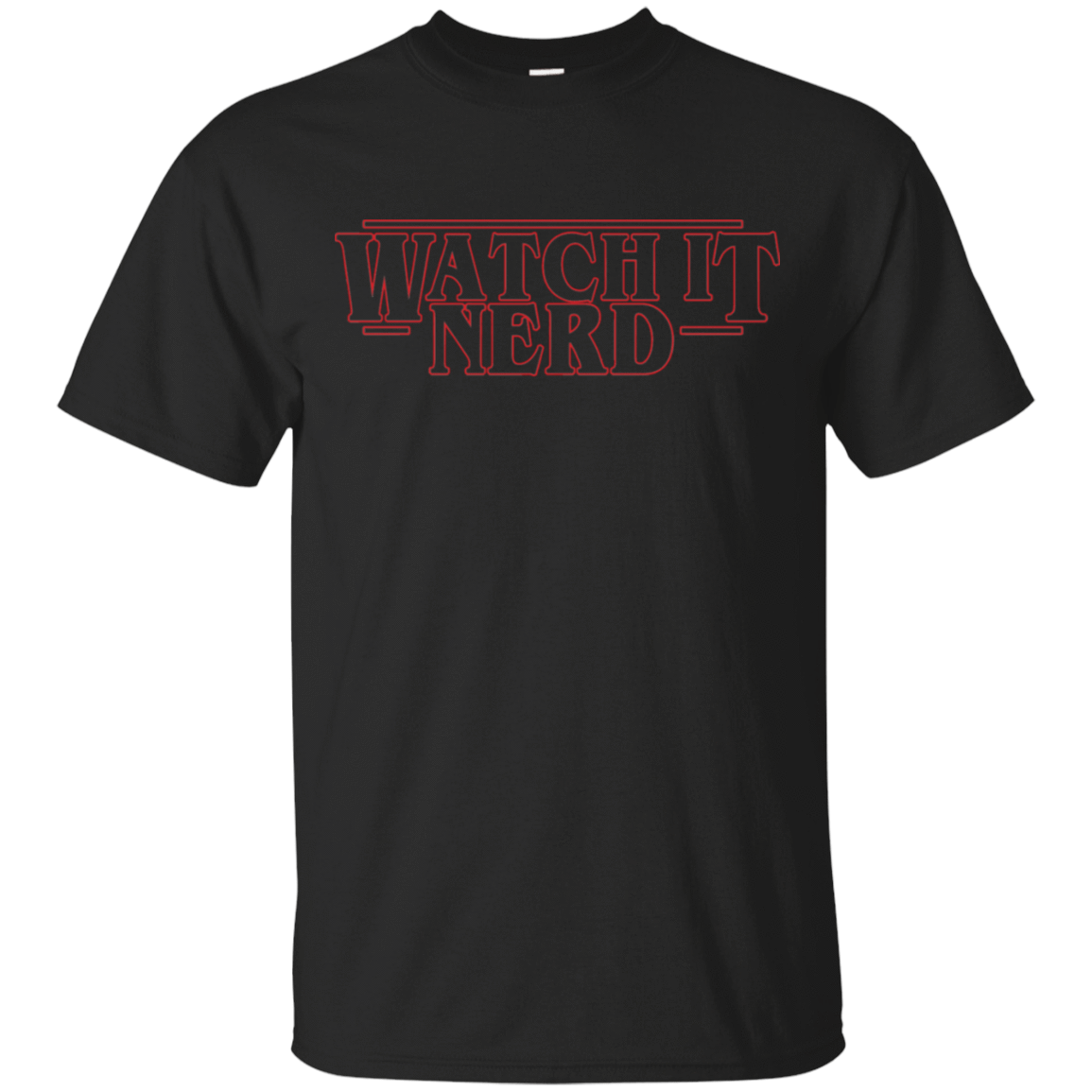 T-Shirts Black / S Watch it Nerd T-Shirt