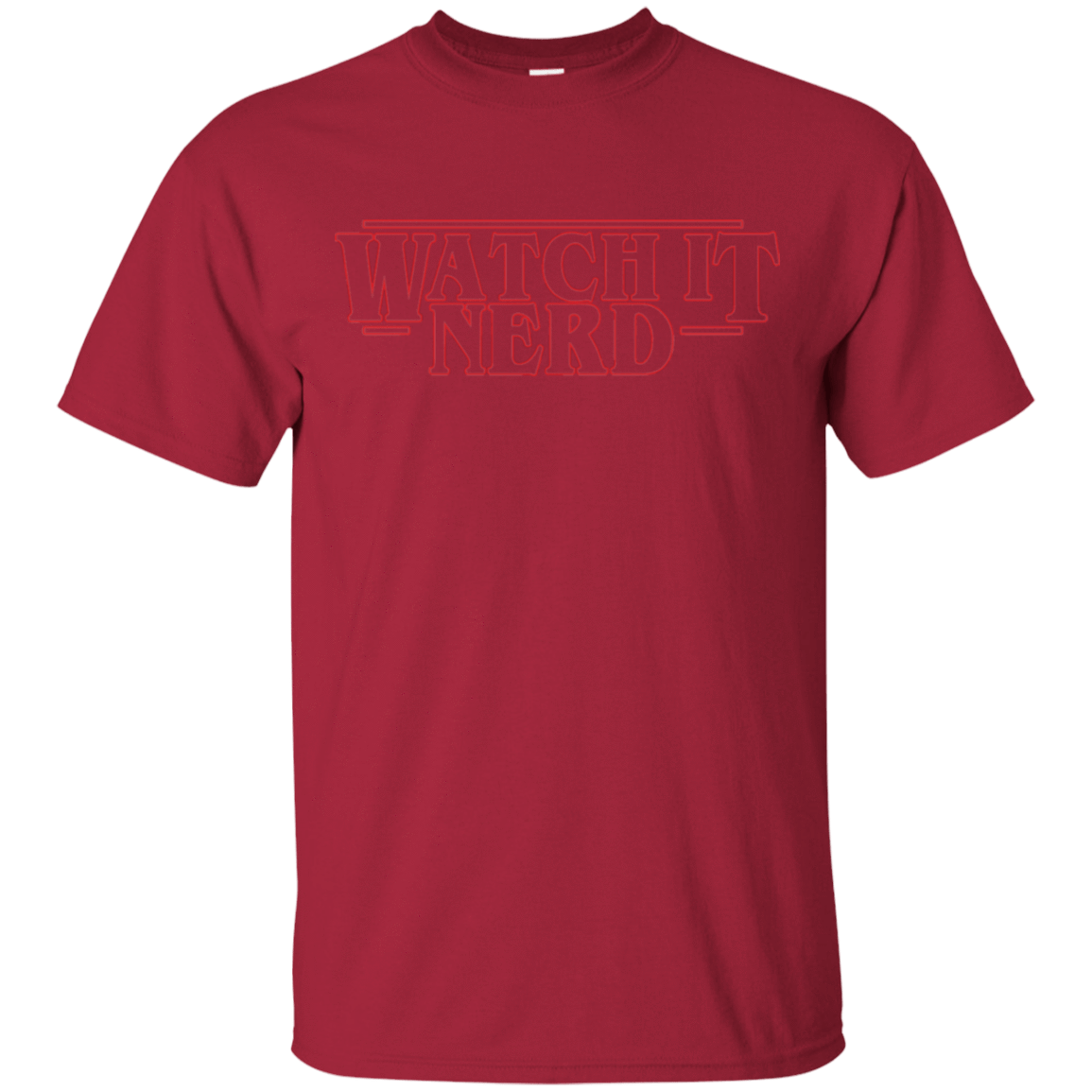 T-Shirts Cardinal / S Watch it Nerd T-Shirt