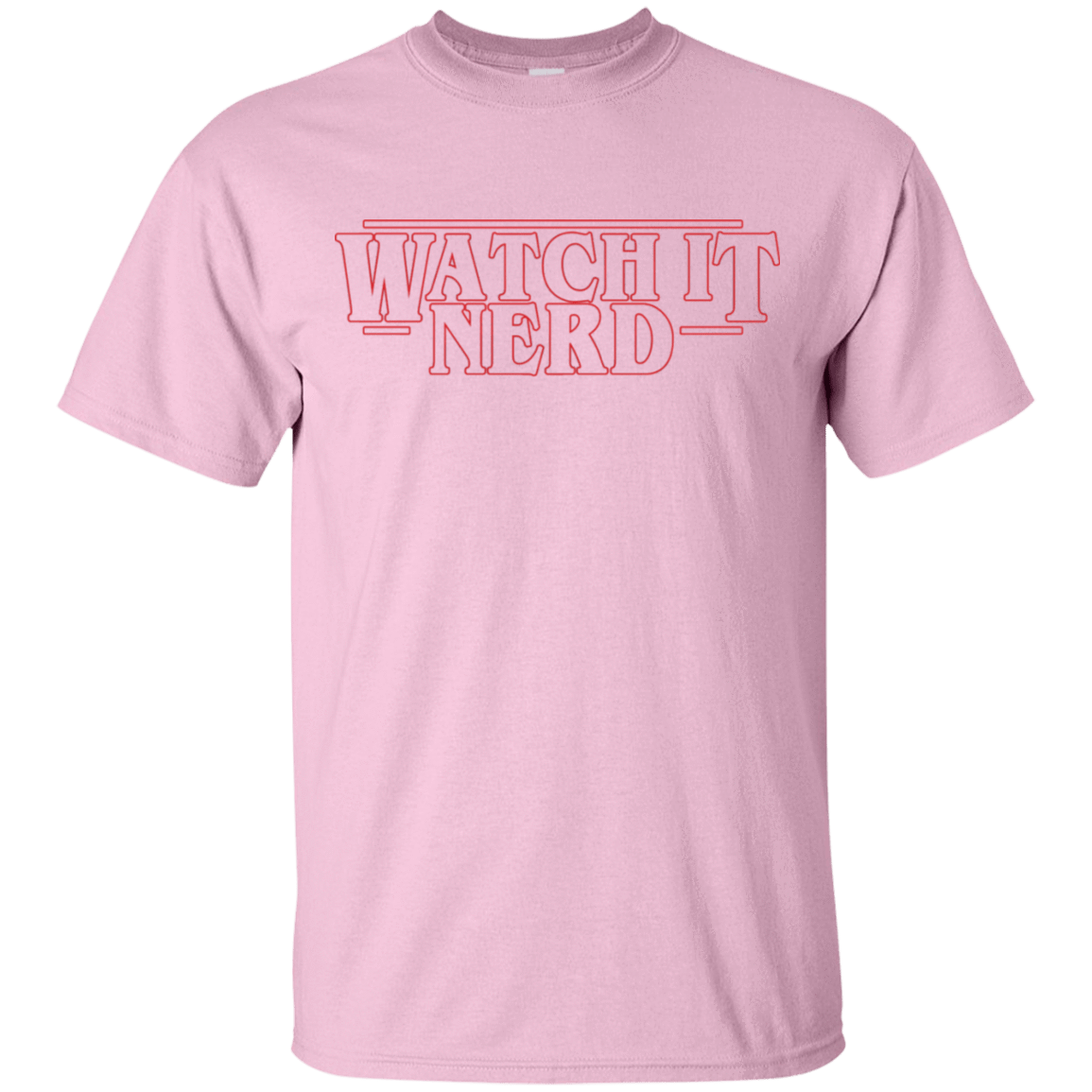 T-Shirts Light Pink / S Watch it Nerd T-Shirt