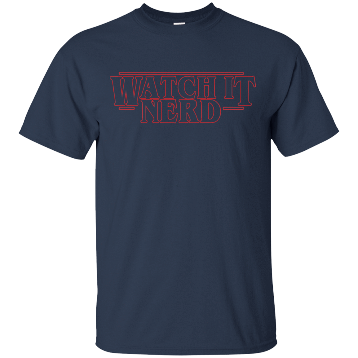T-Shirts Navy / S Watch it Nerd T-Shirt