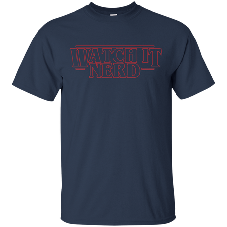 T-Shirts Navy / S Watch it Nerd T-Shirt