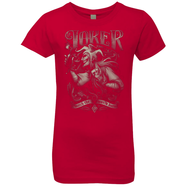 T-Shirts Red / YXS Watch the world burn Girls Premium T-Shirt