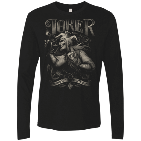 T-Shirts Black / Small Watch the world burn Men's Premium Long Sleeve