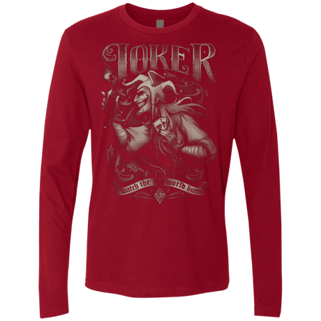 T-Shirts Cardinal / Small Watch the world burn Men's Premium Long Sleeve