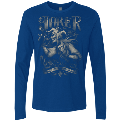 T-Shirts Royal / Small Watch the world burn Men's Premium Long Sleeve