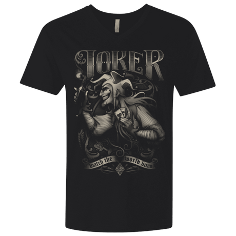 T-Shirts Black / X-Small Watch the world burn Men's Premium V-Neck