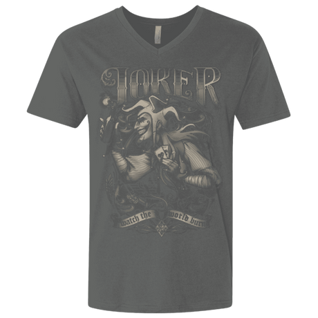 T-Shirts Heavy Metal / X-Small Watch the world burn Men's Premium V-Neck