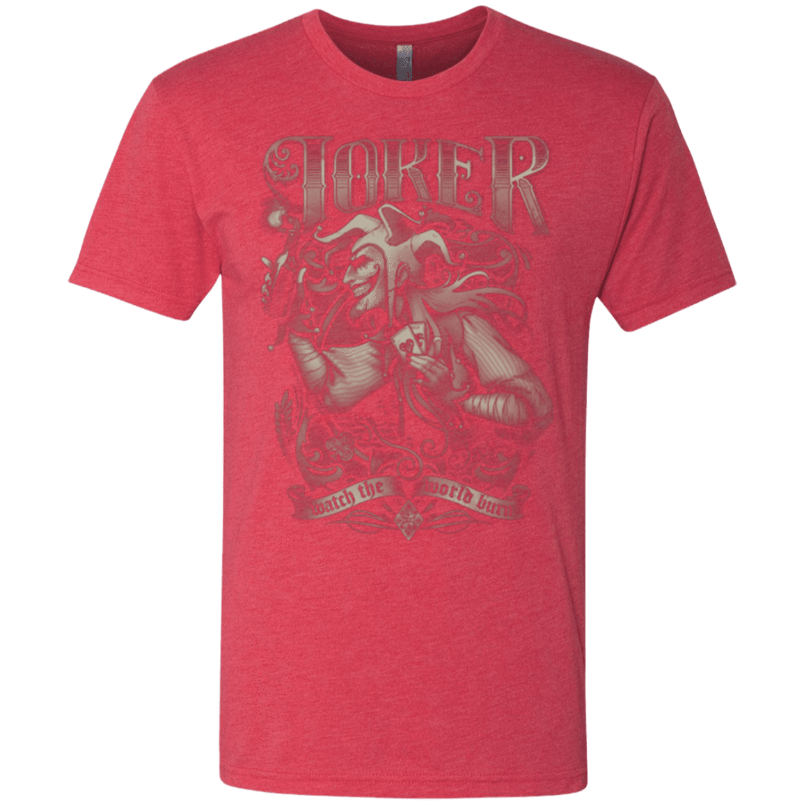 T-Shirts Vintage Red / Small Watch the world burn Men's Triblend T-Shirt