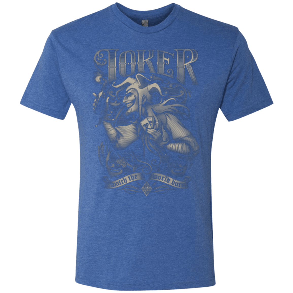 T-Shirts Vintage Royal / Small Watch the world burn Men's Triblend T-Shirt