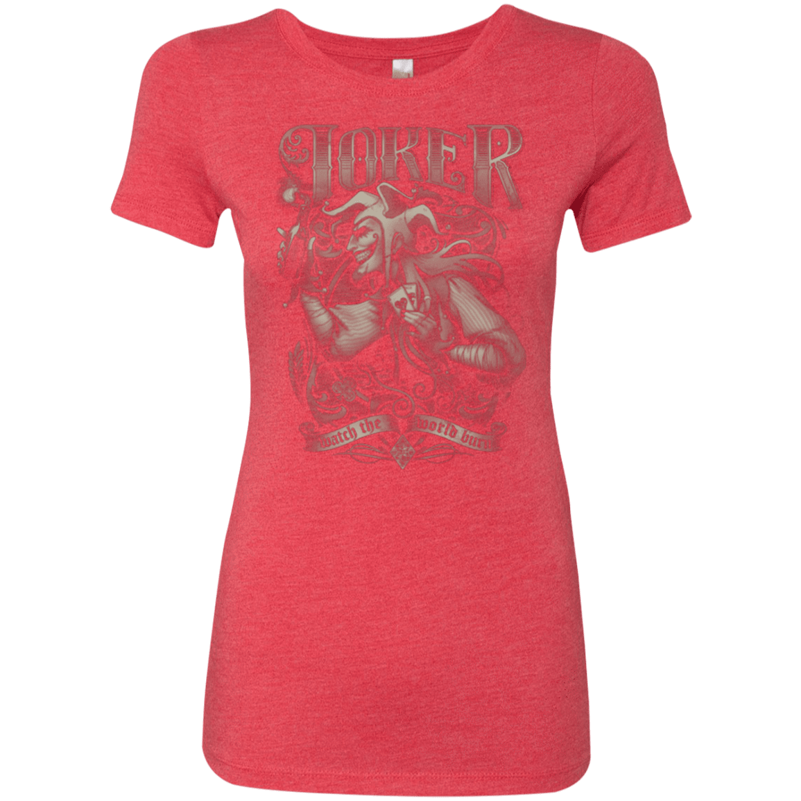 T-Shirts Vintage Red / Small Watch the world burn Women's Triblend T-Shirt