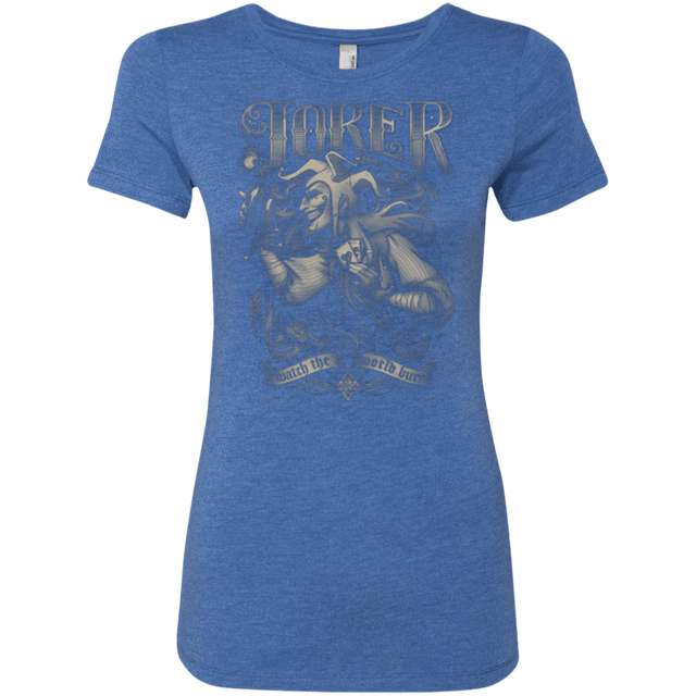 T-Shirts Vintage Royal / Small Watch the world burn Women's Triblend T-Shirt