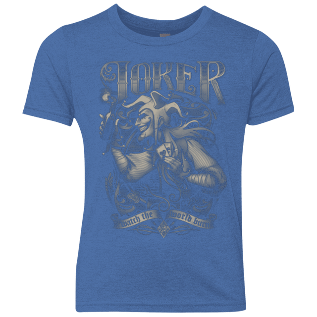 T-Shirts Vintage Royal / YXS Watch the world burn Youth Triblend T-Shirt