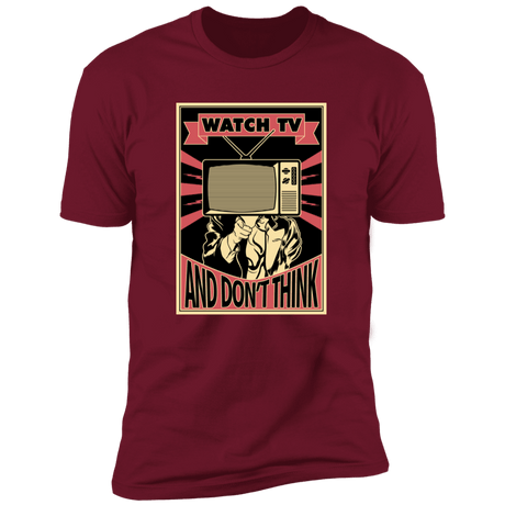 T-Shirts Cardinal / S WATCH TV Men's Premium T-Shirt