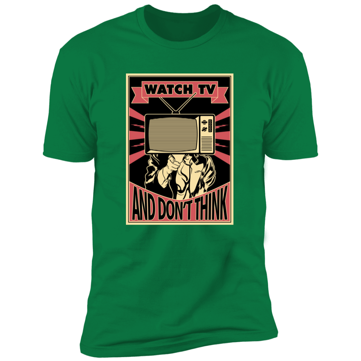 T-Shirts Kelly Green / S WATCH TV Men's Premium T-Shirt