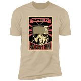 T-Shirts Sand / S WATCH TV Men's Premium T-Shirt