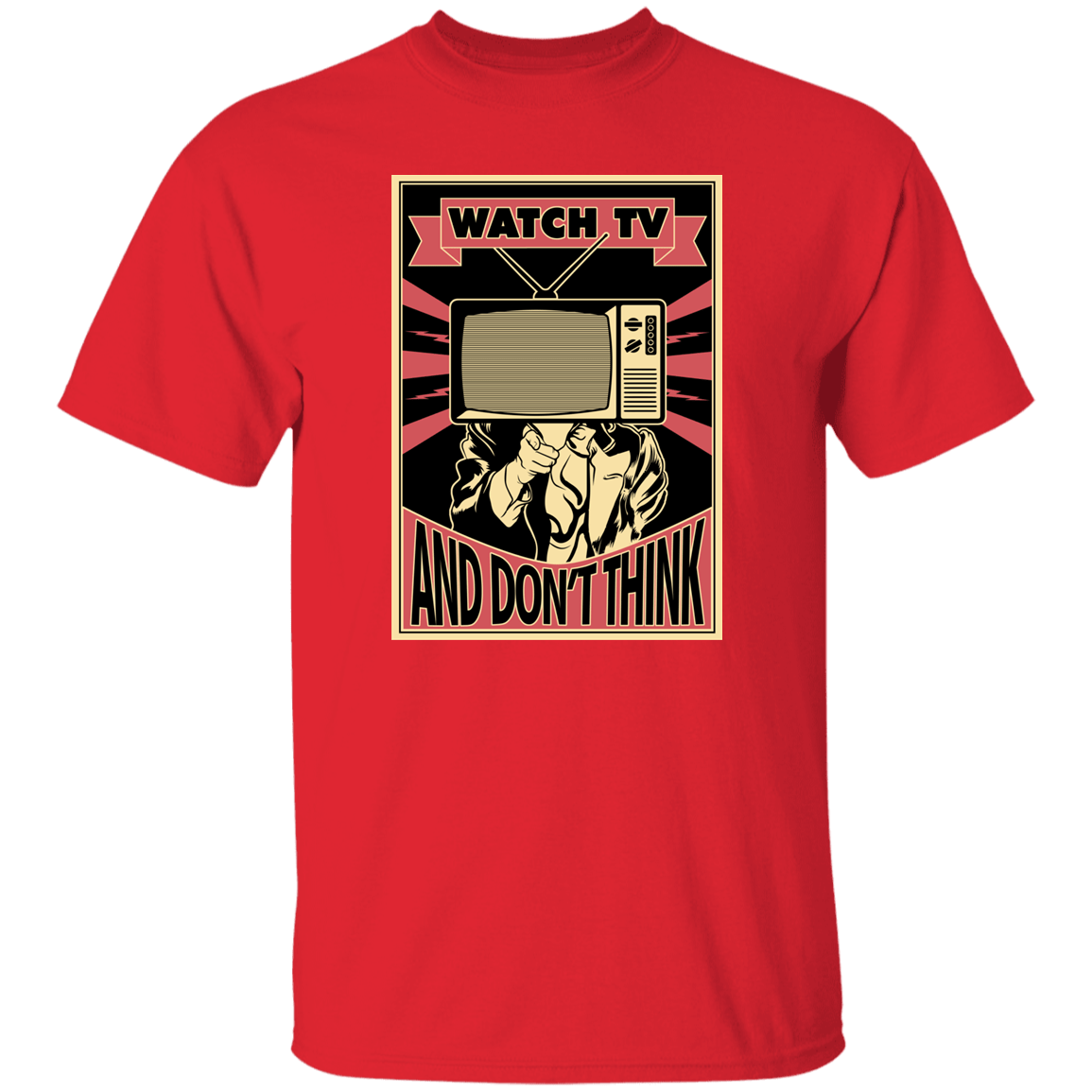 T-Shirts Red / S WATCH TV T-Shirt