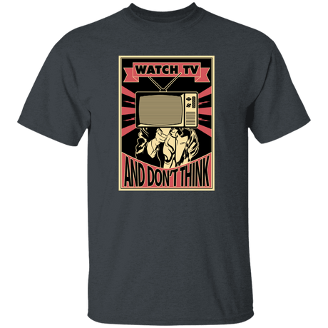 T-Shirts Dark Heather / YXS WATCH TV Youth T-Shirt
