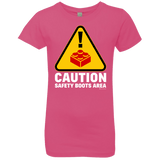 T-Shirts Hot Pink / YXS Watch Your Step Girls Premium T-Shirt