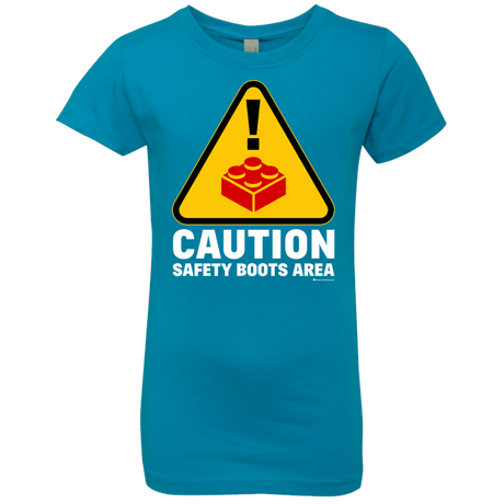T-Shirts Turquoise / YXS Watch Your Step Girls Premium T-Shirt
