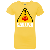 T-Shirts Vibrant Yellow / YXS Watch Your Step Girls Premium T-Shirt