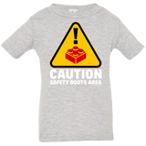 T-Shirts Heather Grey / 6 Months Watch Your Step Infant Premium T-Shirt