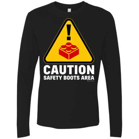 T-Shirts Black / Small Watch Your Step Men's Premium Long Sleeve