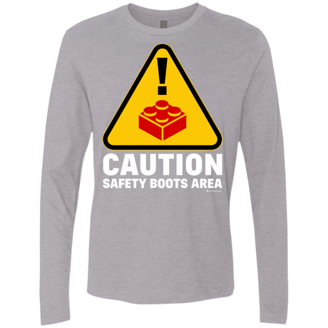 T-Shirts Heather Grey / Small Watch Your Step Men's Premium Long Sleeve