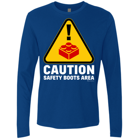 T-Shirts Royal / Small Watch Your Step Men's Premium Long Sleeve