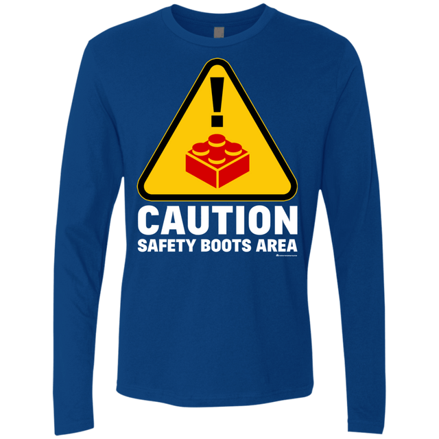 T-Shirts Royal / Small Watch Your Step Men's Premium Long Sleeve