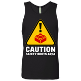 T-Shirts Black / Small Watch Your Step Men's Premium Tank Top