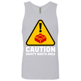 T-Shirts Heather Grey / Small Watch Your Step Men's Premium Tank Top