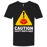 T-Shirts Black / X-Small Watch Your Step Men's Premium V-Neck