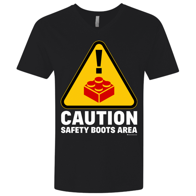 T-Shirts Black / X-Small Watch Your Step Men's Premium V-Neck