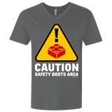 T-Shirts Heavy Metal / X-Small Watch Your Step Men's Premium V-Neck