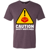 T-Shirts Vintage Purple / Small Watch Your Step Men's Triblend T-Shirt