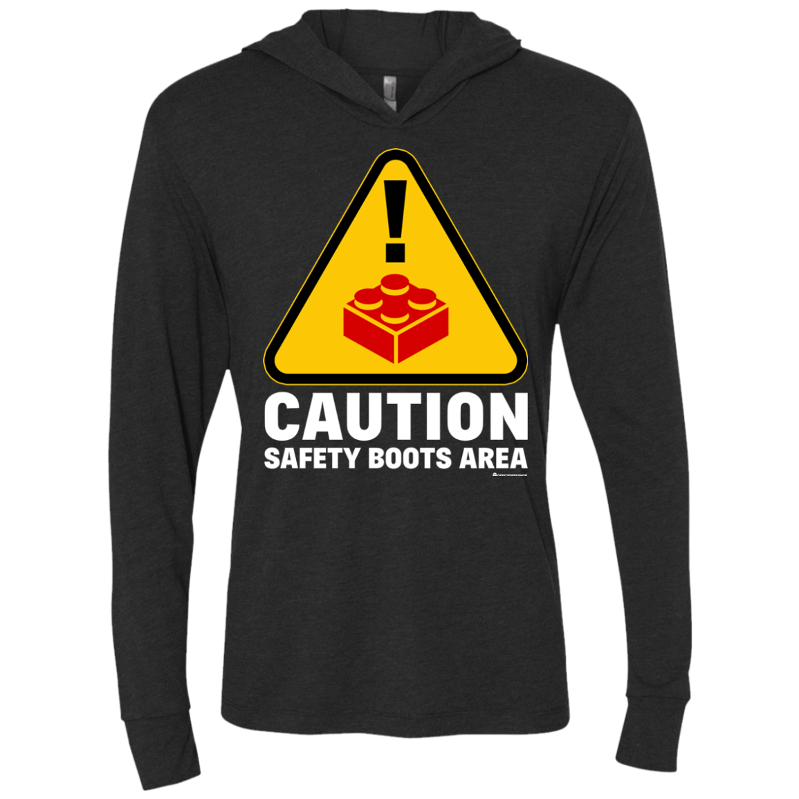 T-Shirts Vintage Black / X-Small Watch Your Step Triblend Long Sleeve Hoodie Tee