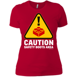 T-Shirts Red / X-Small Watch Your Step Women's Premium T-Shirt