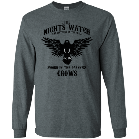 T-Shirts Dark Heather / S Watcher on the Wall Men's Long Sleeve T-Shirt