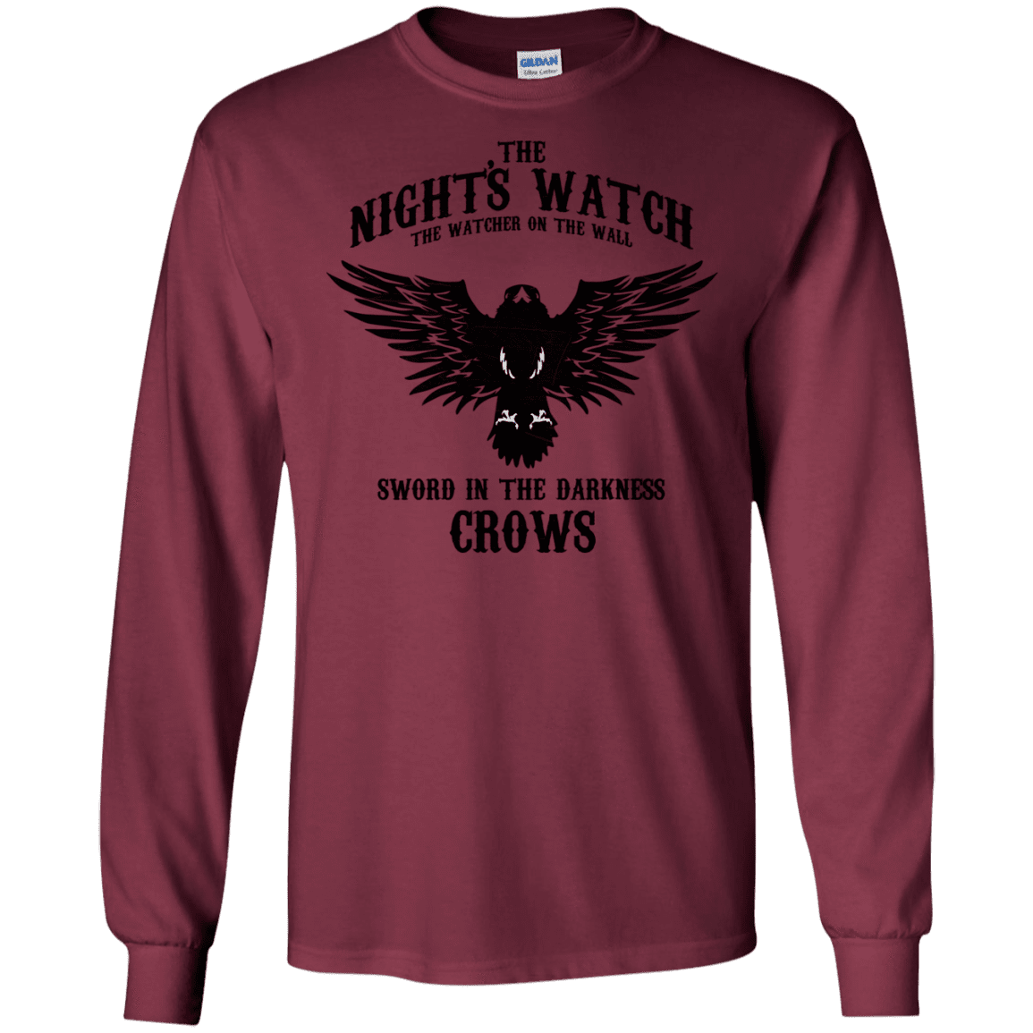 T-Shirts Maroon / S Watcher on the Wall Men's Long Sleeve T-Shirt