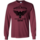 T-Shirts Maroon / S Watcher on the Wall Men's Long Sleeve T-Shirt