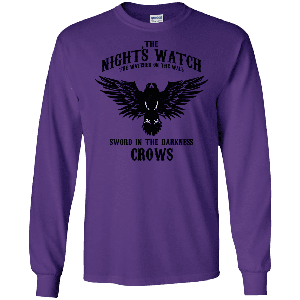 T-Shirts Purple / S Watcher on the Wall Men's Long Sleeve T-Shirt