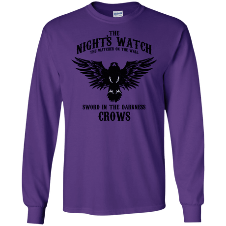 T-Shirts Purple / S Watcher on the Wall Men's Long Sleeve T-Shirt